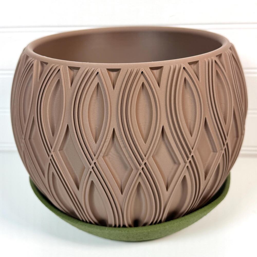 Velar Planter, Indoor Flower Pot, Tabletop Planter, Homewares, Housewarming Gift - Picture 3 of 9
